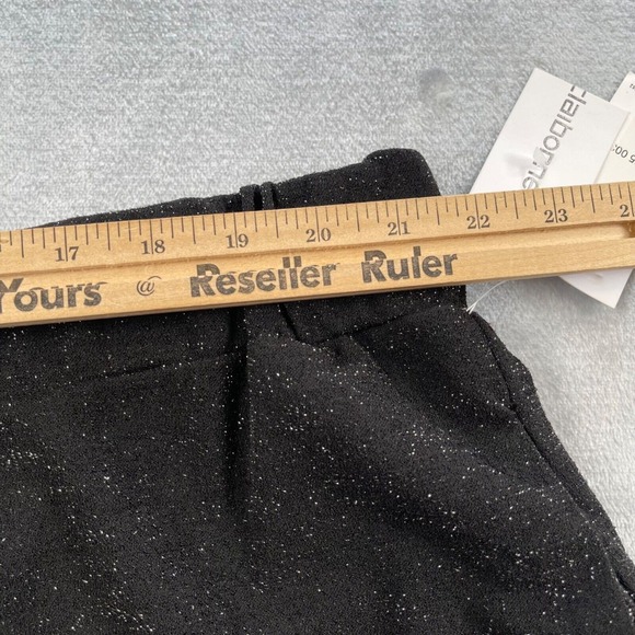 Liz Claiborne Pants Womens 2X Black Metallic Shimmer Cocktail Party Crepe - Picture 8 of 16